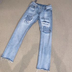 Levi’s Distressed Denim
